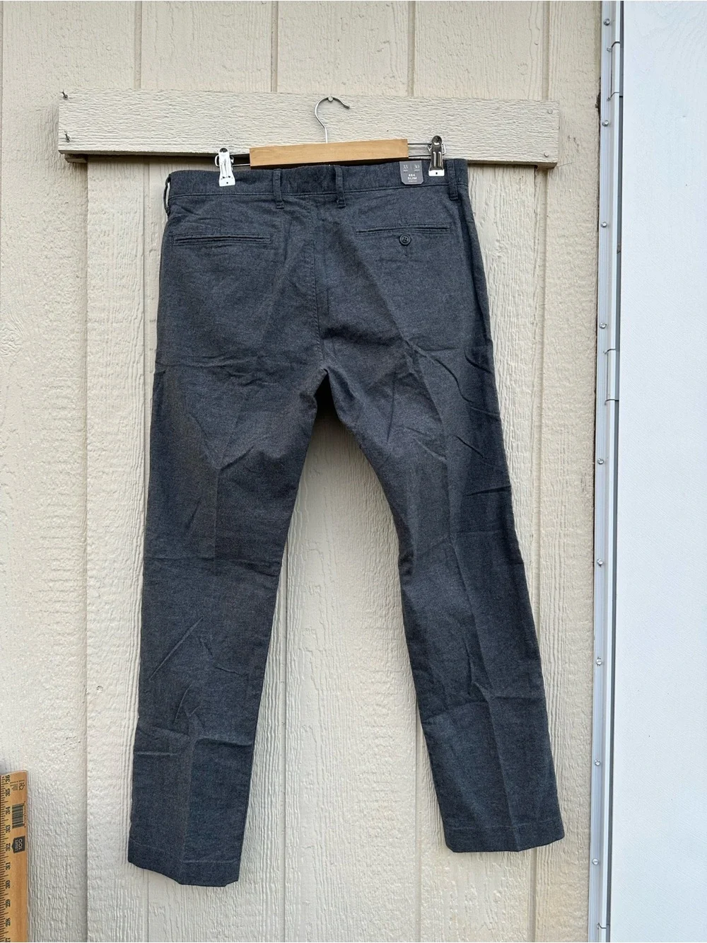 J. CREW 484 Men’s Size 33X30 Slim-Fit Twill Pant in Grey Style#BB979  🆕 NWT